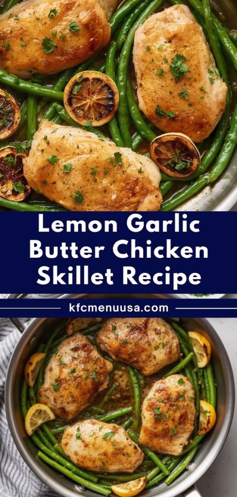 Lemon Garlic Butter Chicken Skillet Recipe