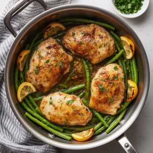 Lemon Garlic Butter Chicken Skillet Recipe