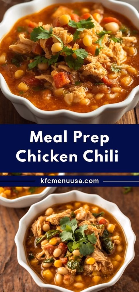 Meal Prep Chicken Chili Recipe