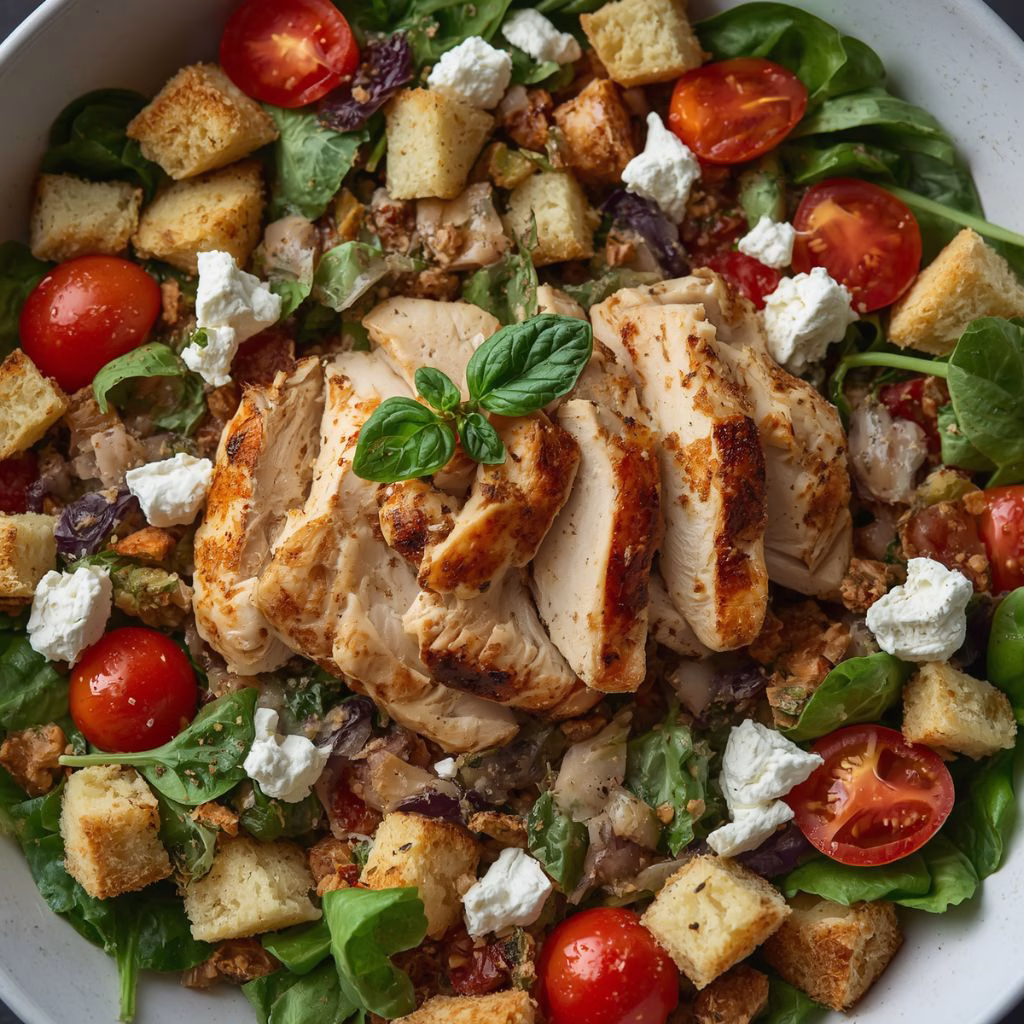 Mediterranean Chicken Caprese Salad Recipe
