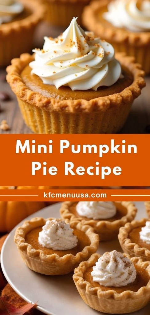Mini Pumpkin Pie Recipe