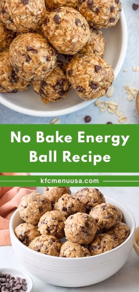 No Bake Energy Balls Recipe