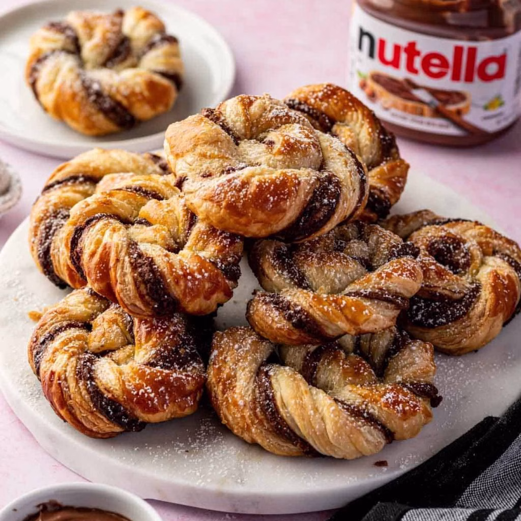 Nutella Puff Pastry Tart Recipe