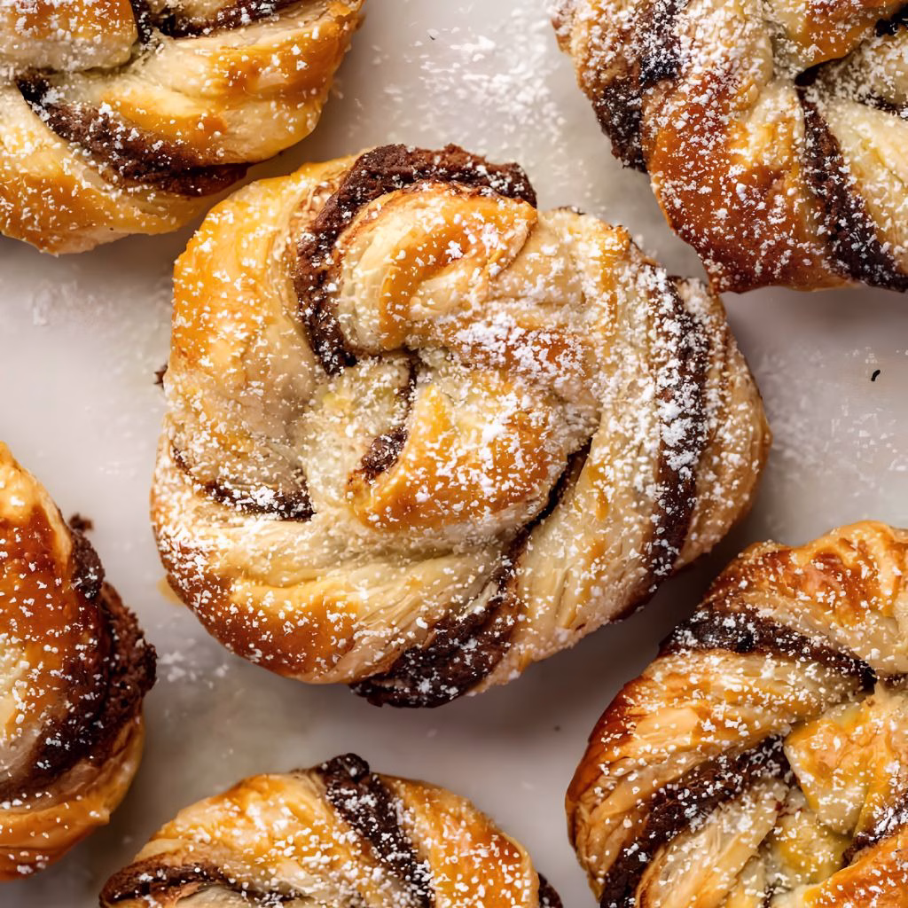 Nutella Puff Pastry Tart Recipe