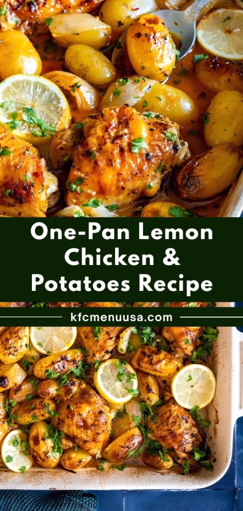 One-Pan Greek Lemon Chicken and Potatoes Recipe