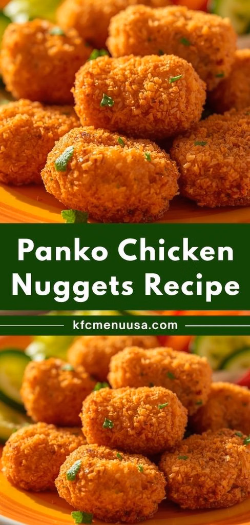 Panko Chicken Nuggets Recipe