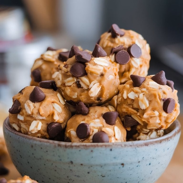 No Bake Peanut Butter Energy Bites Recipe