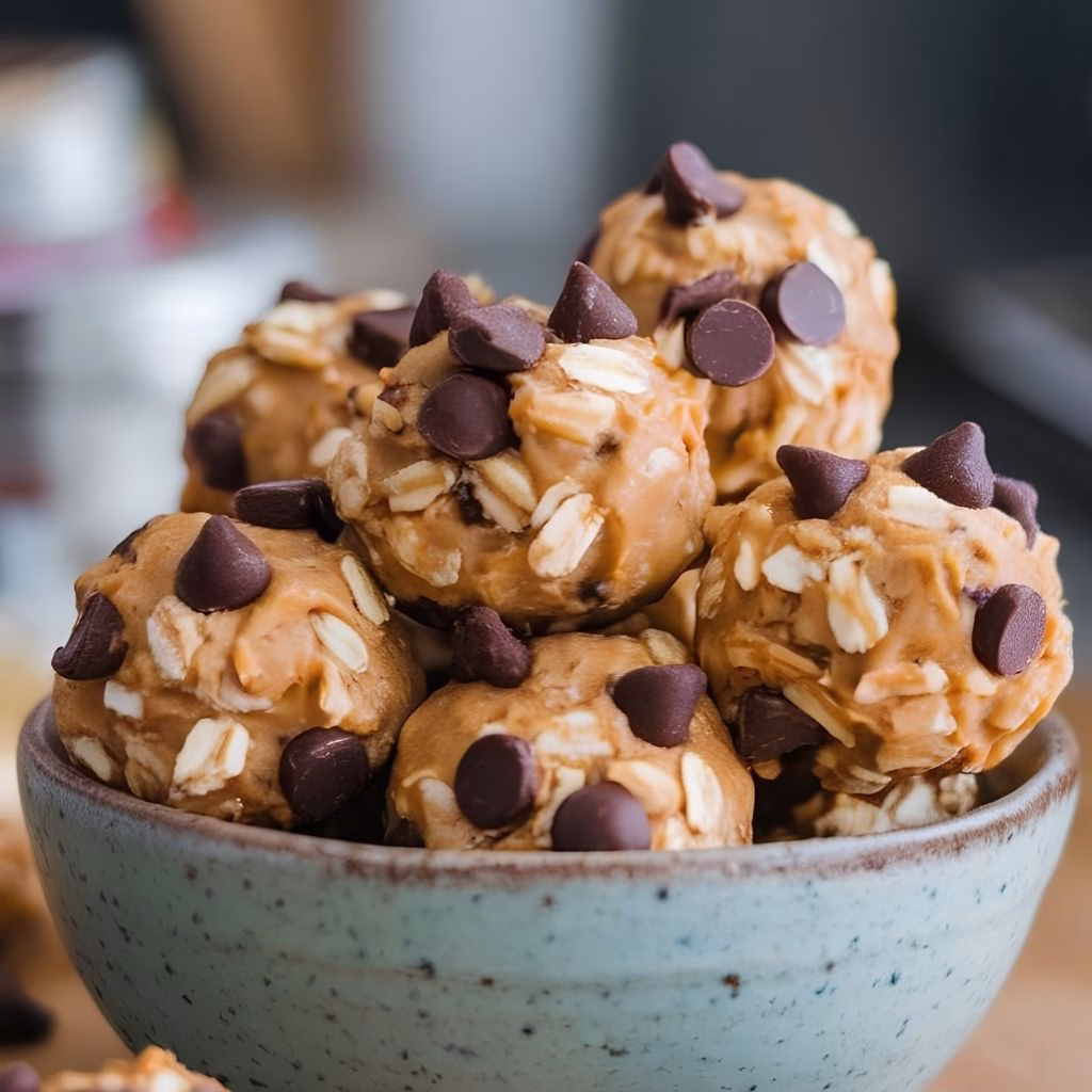 No Bake Peanut Butter Energy Bites Recipe