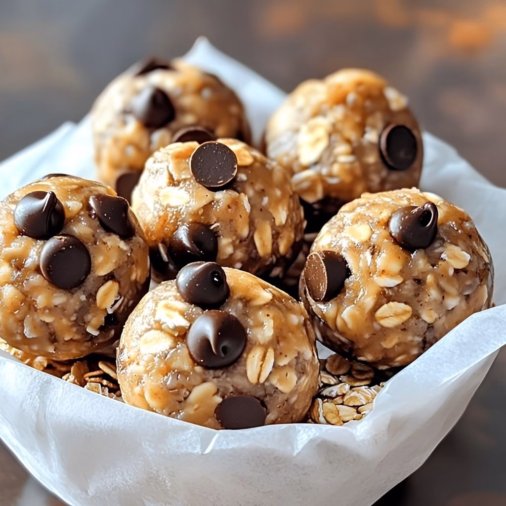 No Bake Peanut Butter Energy Bites Recipe