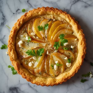 Pear and Blue Cheese Tart Recipe