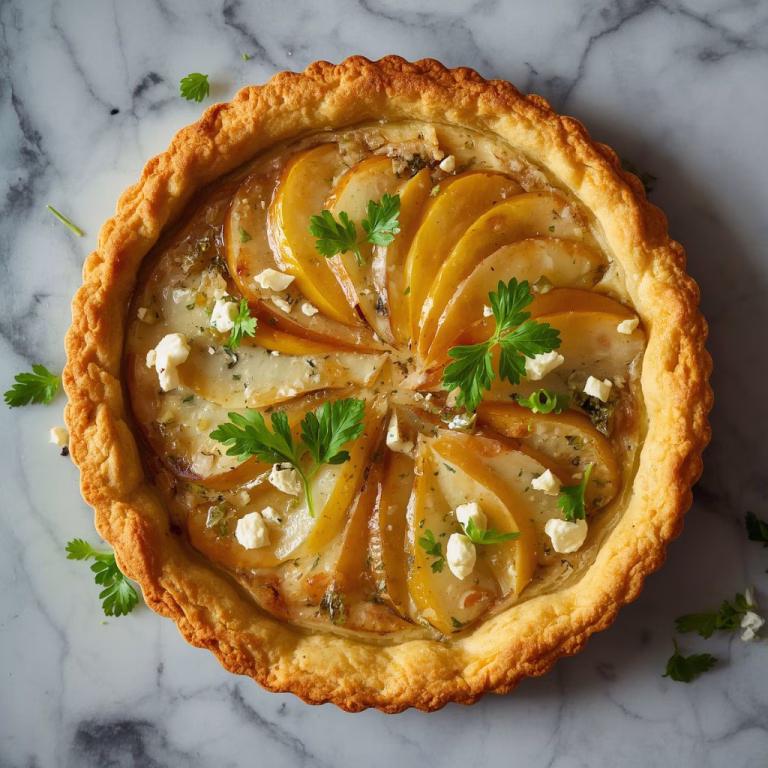Pear and Blue Cheese Tart Recipe
