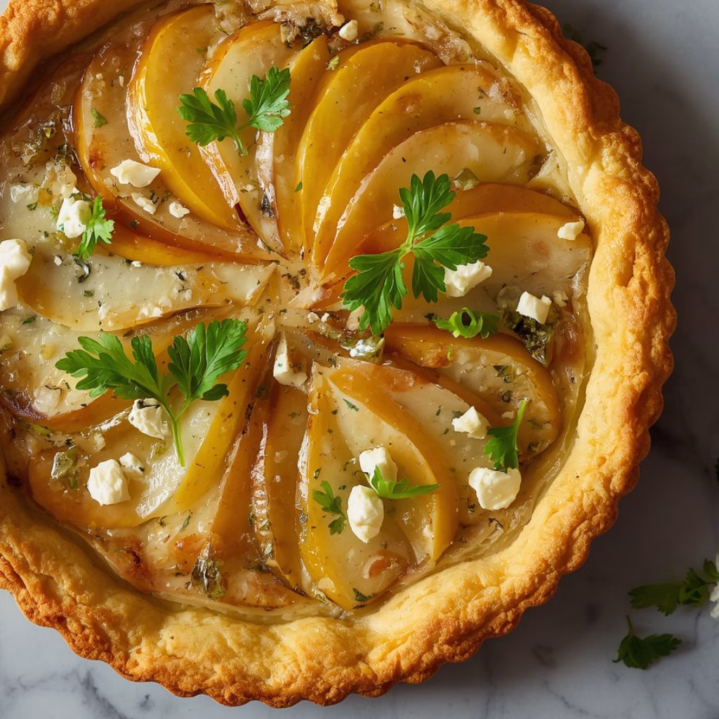 Pear and Blue Cheese Tart Recipe