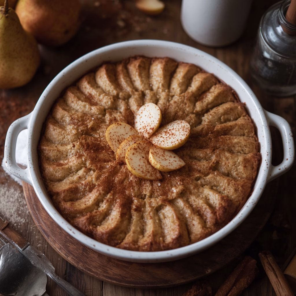 Pear and Cinnamon Oatmeal Bake Recipe