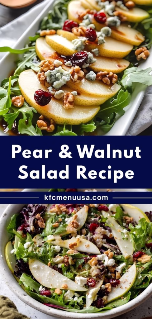 Pear and Walnut Salad Recipe