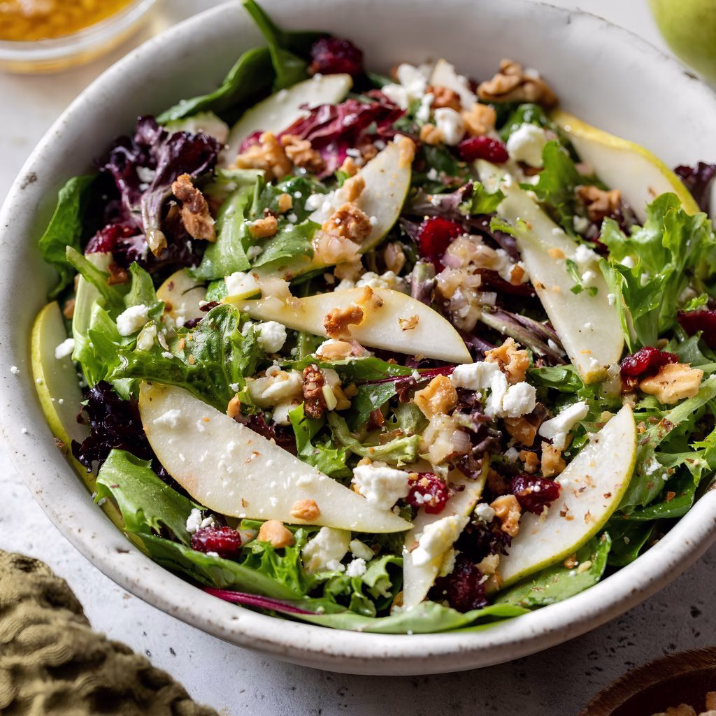 Pear and Walnut Salad Recipe