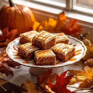 Pumpkin Bars with Cream Cheese Frosting Recipe