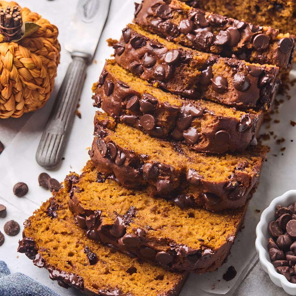 Pumpkin Chocolate Chip Bread Recipe
