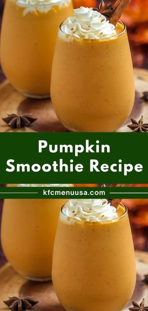 Pumpkin Smoothie Recipe