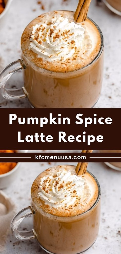 Pumpkin Spice Latte Recipe