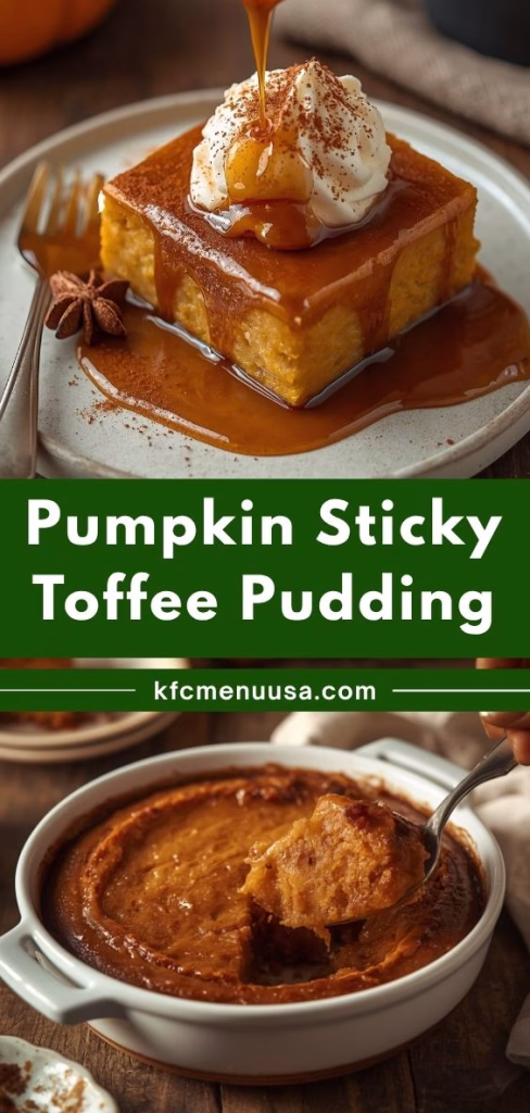 Pumpkin Sticky Toffee Pudding Recipe