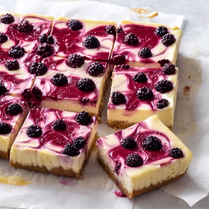 Blackberry Cheesecake Bars Recipe