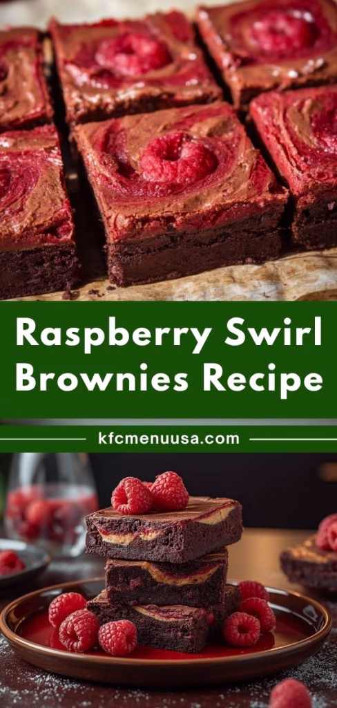 Raspberry Swirl Brownies Recipe
