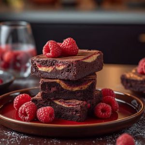 Raspberry Swirl Brownies Recipe
