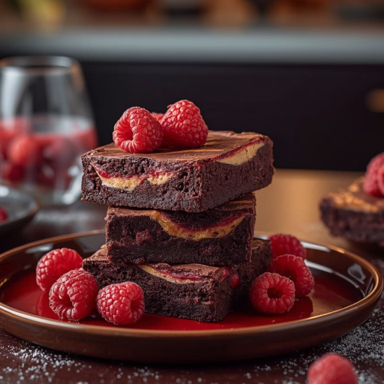 Raspberry Swirl Brownies Recipe