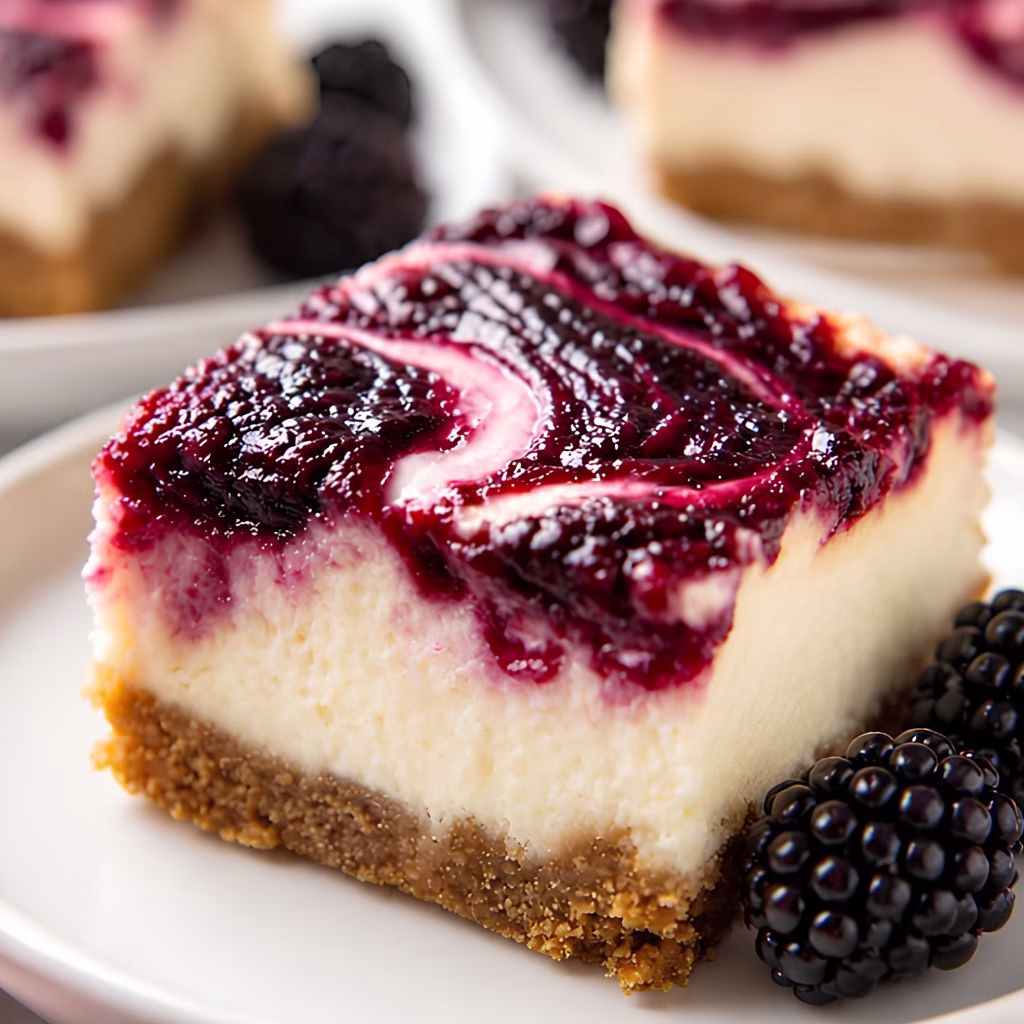 Blackberry Cheesecake Bars Recipe
