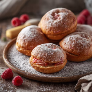 Raspberry Cream Maritozzi Buns Recipe