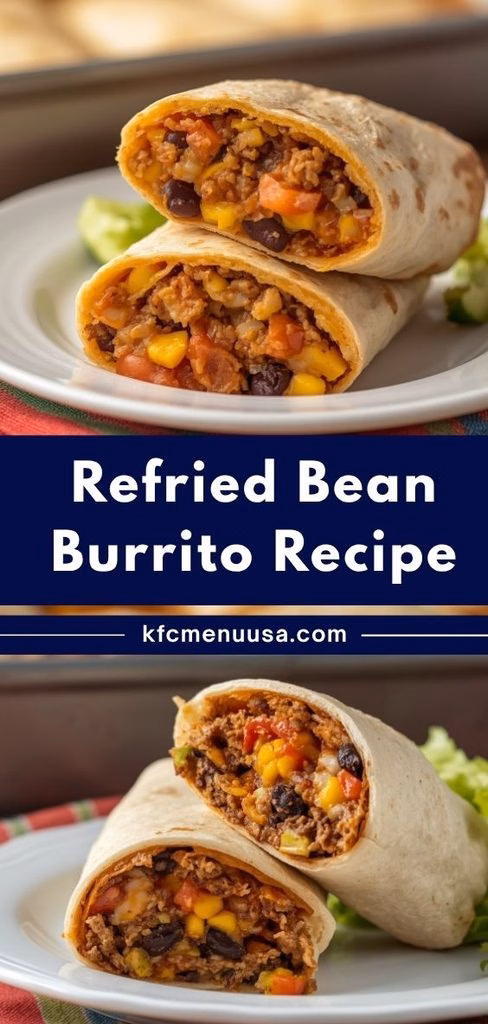 Refried Bean Burrito Recipe