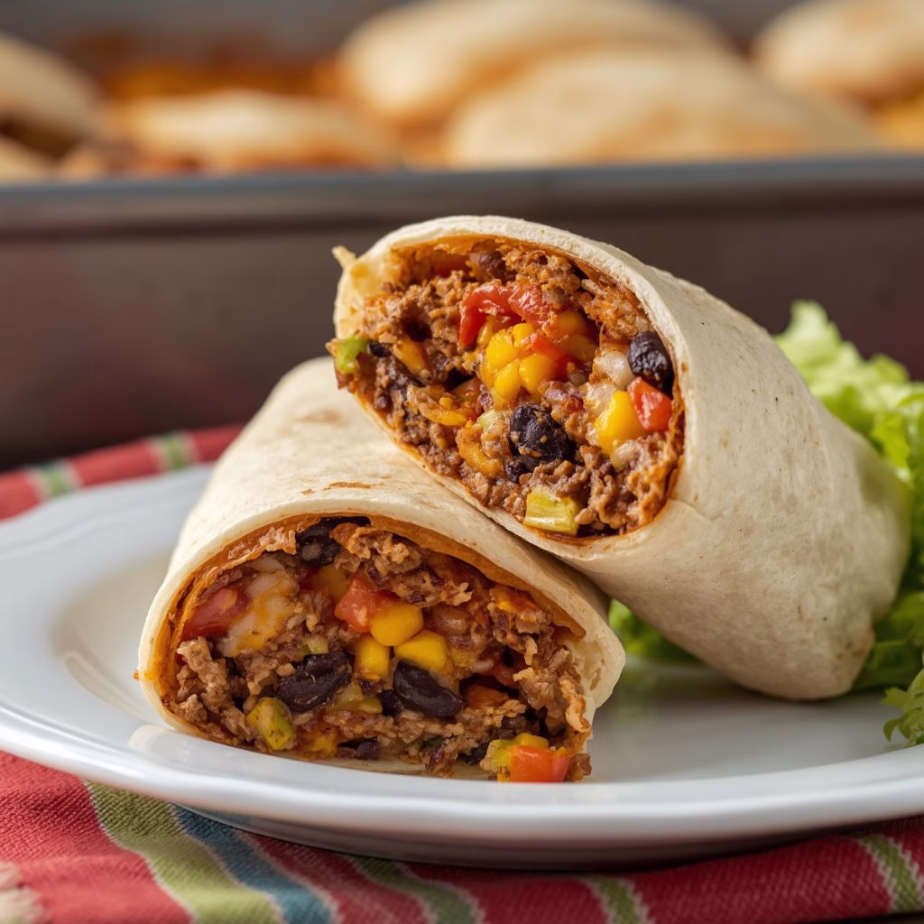 Refried Bean Burrito Recipe
