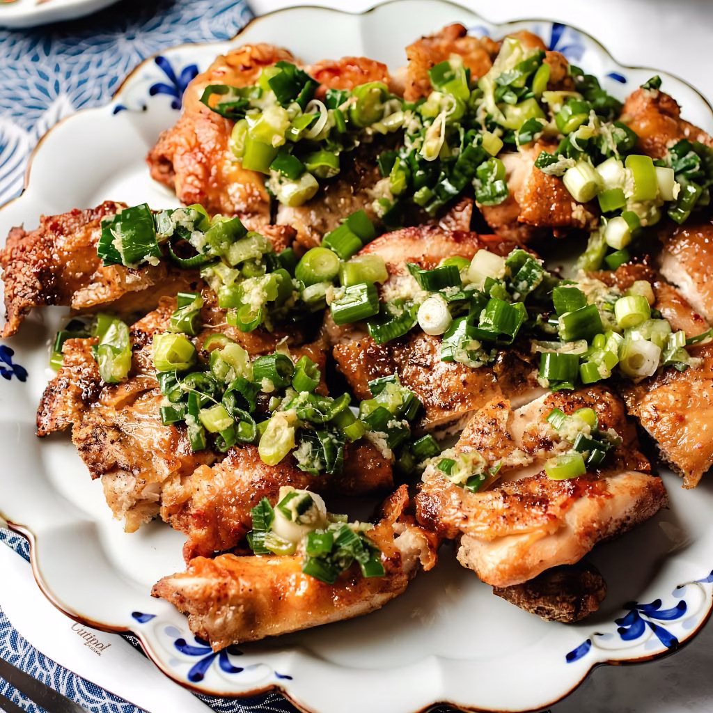 Scallion Oil Chicken Recipe