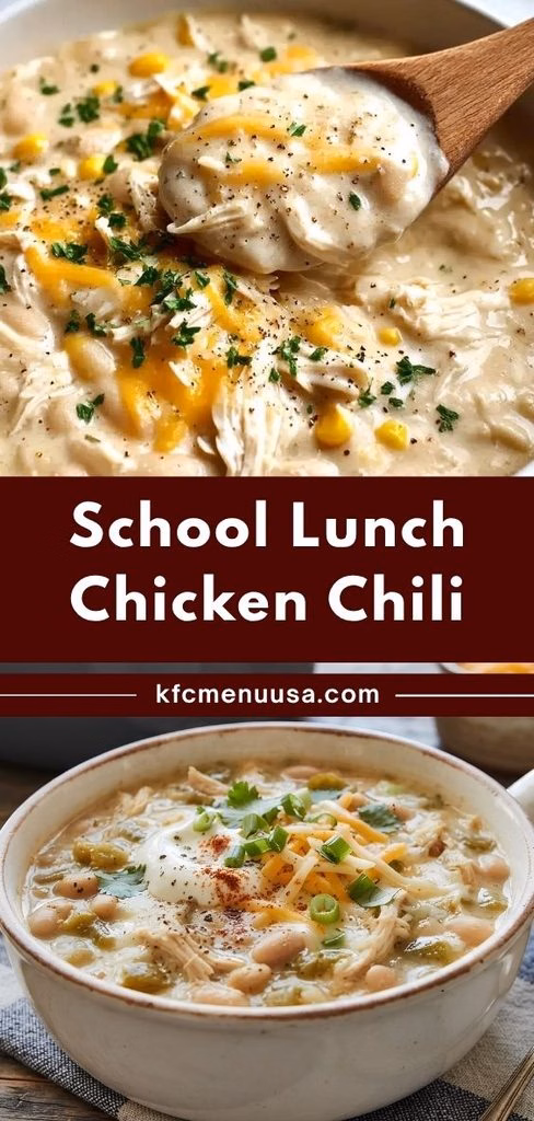 School Lunch Chicken Chili Recipe