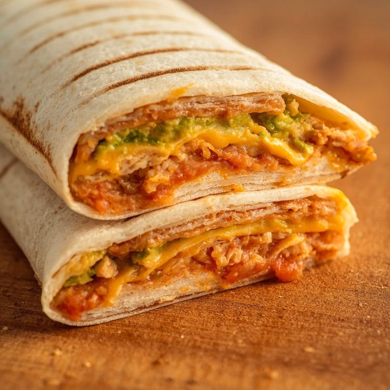 Scrambled Egg Bean Burrito Recipe