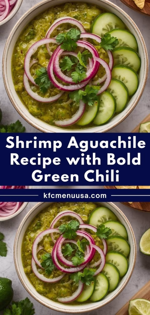 Shrimp Aguachile Recipe with Bold Green Chili Recipe