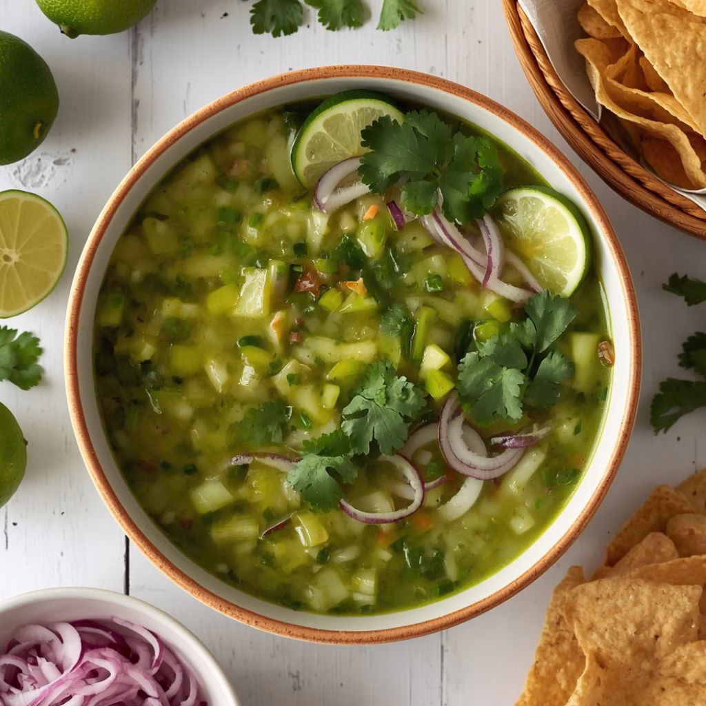 Shrimp Aguachile Recipe with Bold Green Chili Recipe