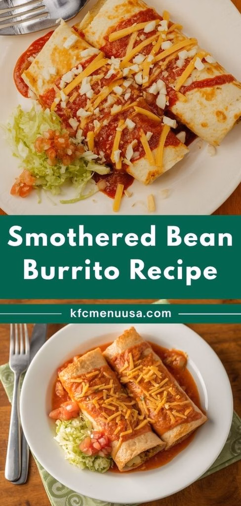 Smothered Bean Burrito Recipe