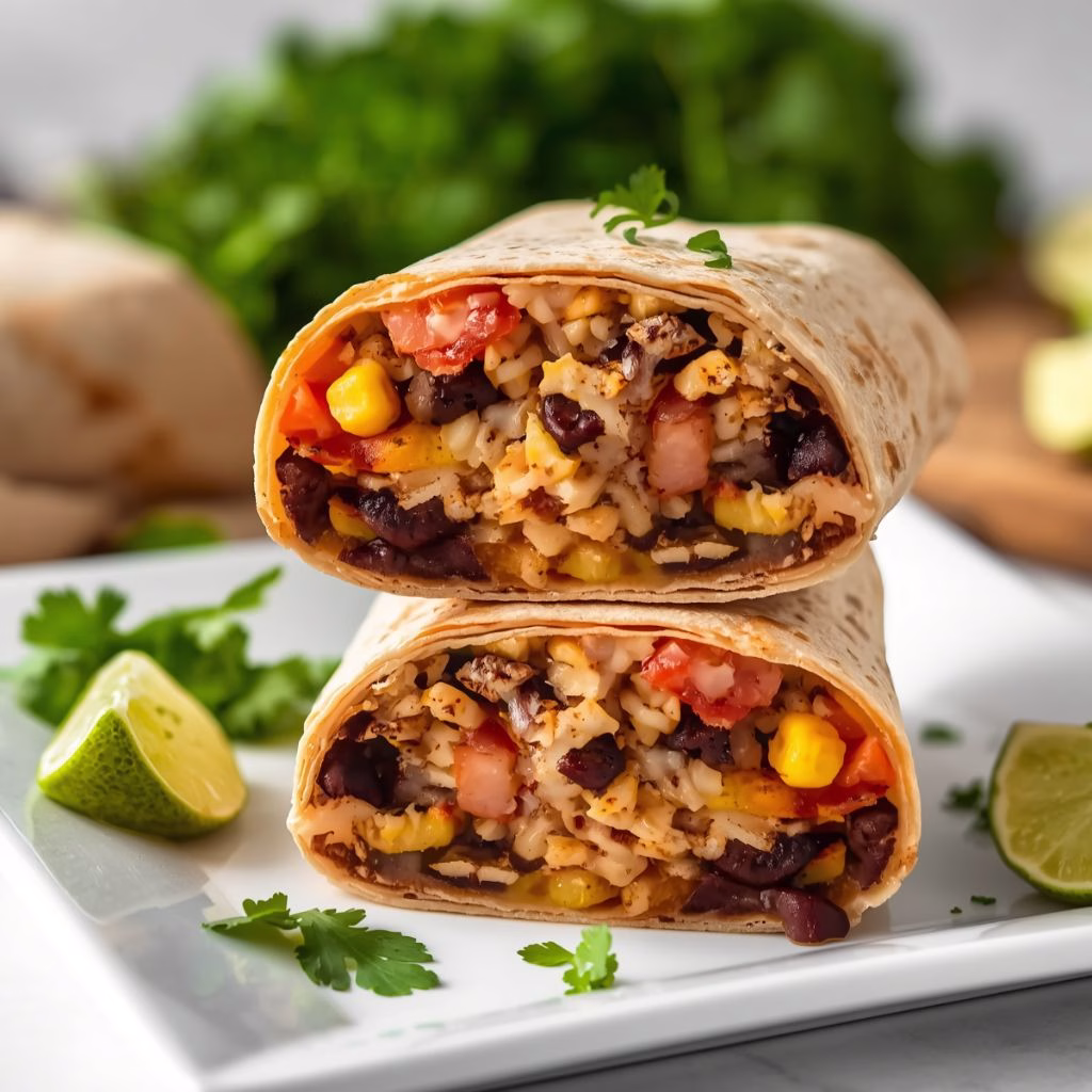 Slow Cooker Bean Burrito Recipe