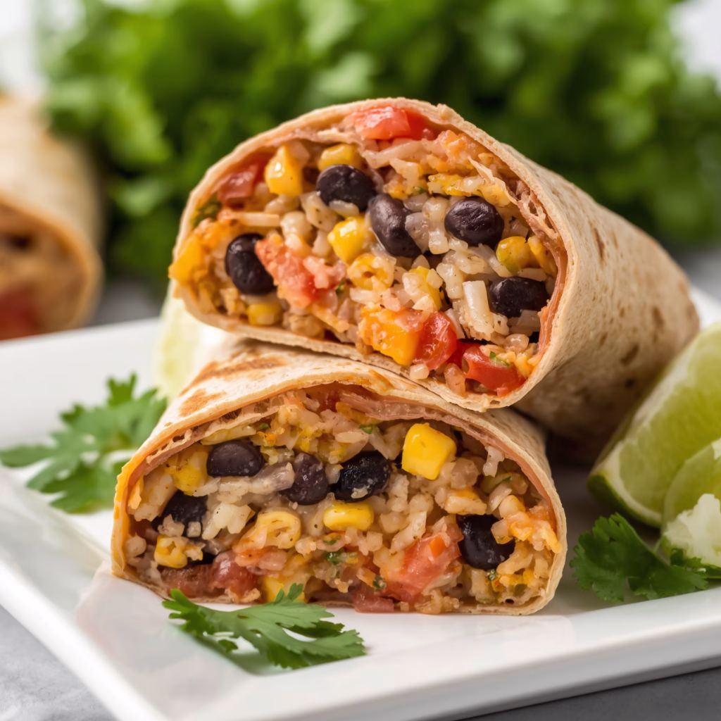 Slow Cooker Bean Burrito Recipe