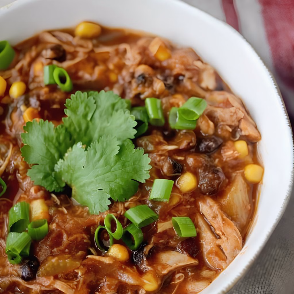 Slow Cooker Black Bean Chicken Chili Recipe
