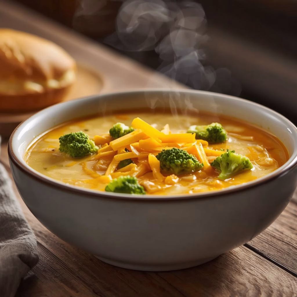 Slow Cooker Broccoli Cheddar Soup Recipe