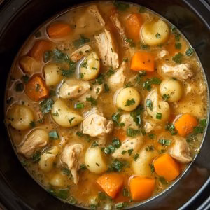 Slow Cooker Chicken Gnocchi Soup Recipe