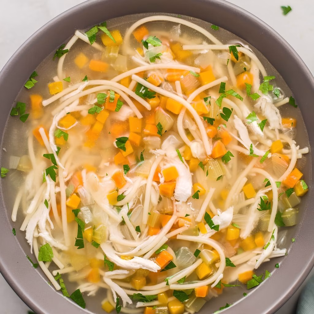 Slow Cooker Chicken Noodle Soup Recipe