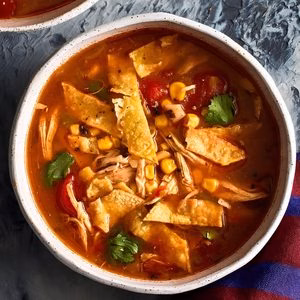 Slow Cooker Chicken Tortilla Soup Recipe