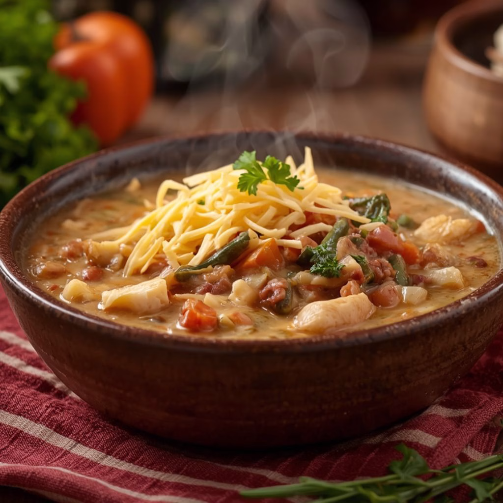 Slow Cooker Cream Cheese Chicken Chili Recipe
