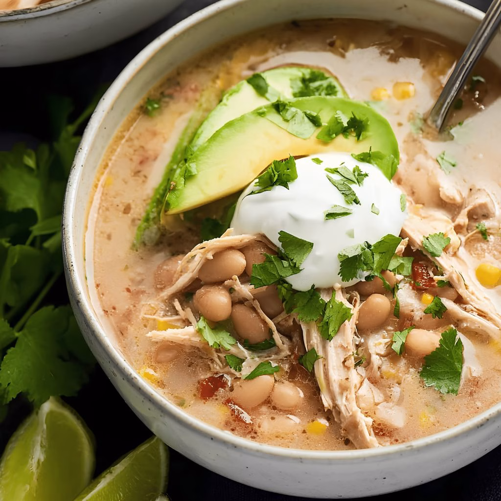Slow Cooker White Chicken Chili Recipe