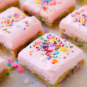 Soft Baked Sugar Cookie Bars Recipe