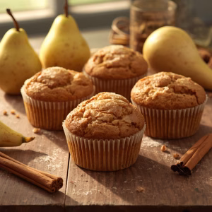 Spiced Pear Muffins Recipe