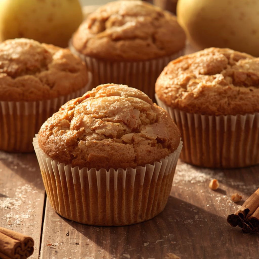 Spiced Pear Muffins Recipe